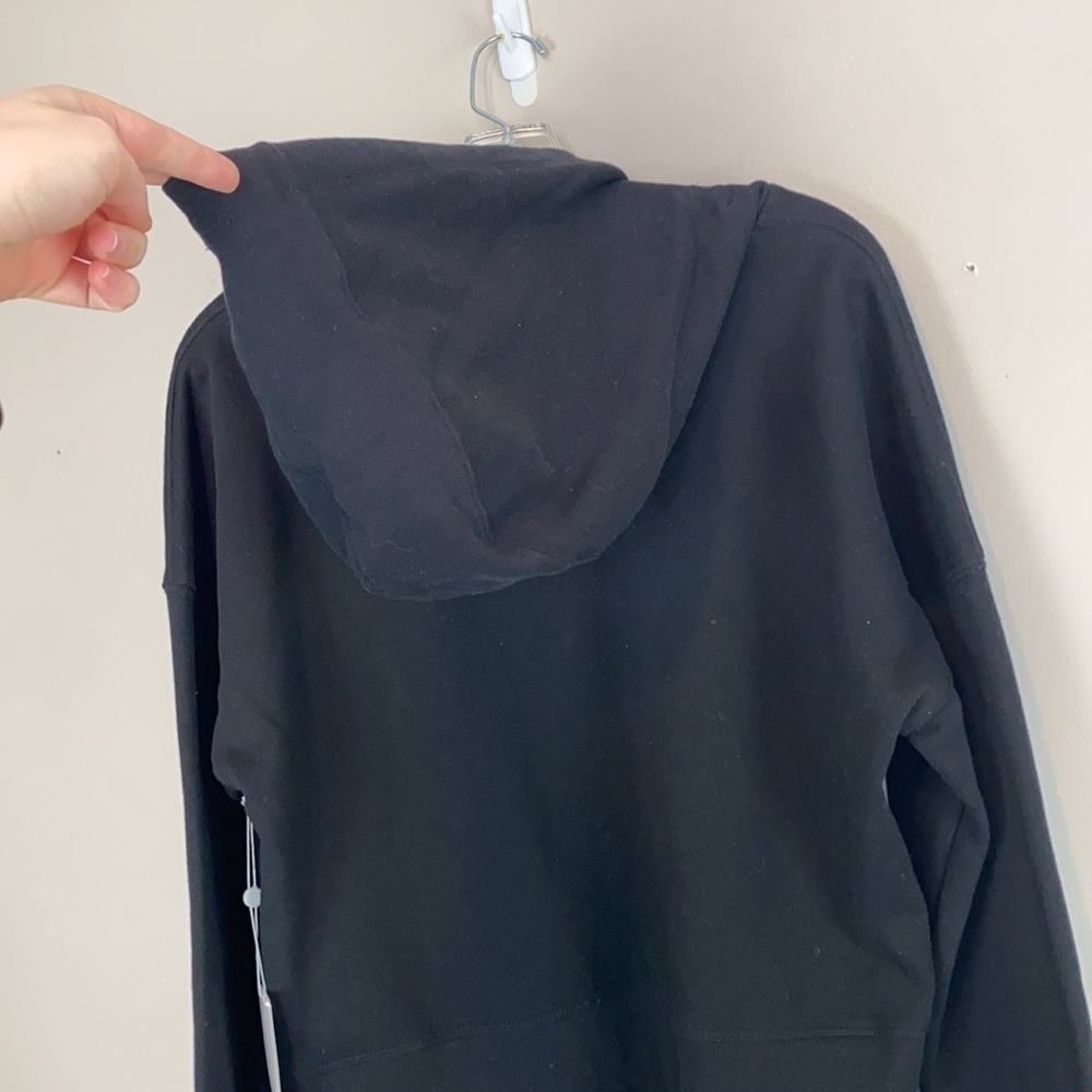 NWT DKNY Sport Cotton Logo Cropped Hoodie Size L - Picture 8 of 15
